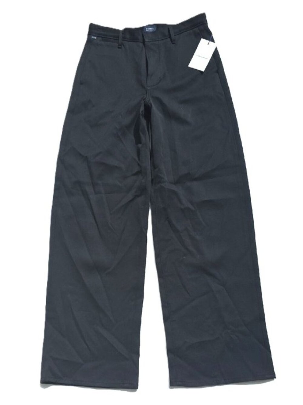 NWT $328 CITIZENS OF HUMANITY AYLA BLACK POLISH TROUSER PANTS SIZE W27 - Picture 3 of 9